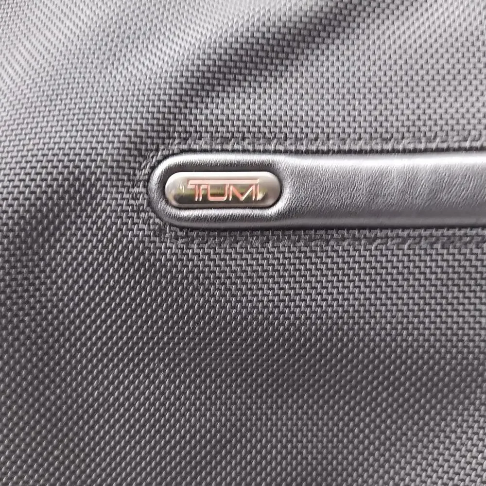 Tumi FXT Ballistic Black Nylon Pushlock Briefcase Messenger Laptop Bag